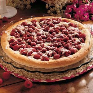 Raspberry coffee cake