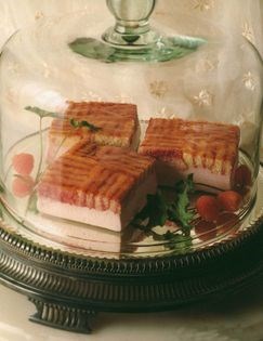Raspberry cream torte
