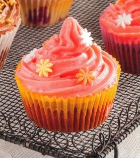 Raspberry cupcakes