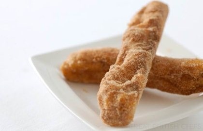 Raspberry curd doughnuts