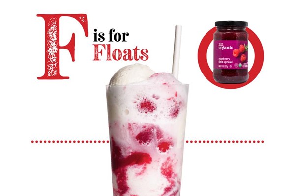 Raspberry floats