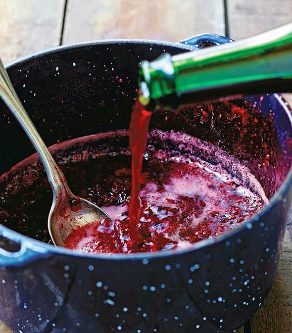 Raspberry framboise jam