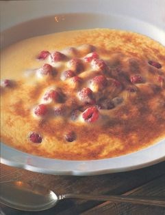 Raspberry gratin