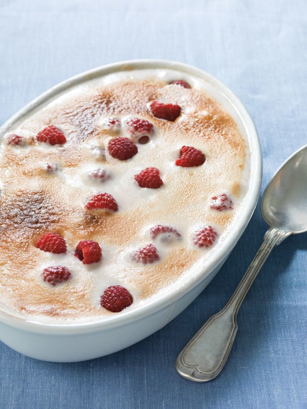 Raspberry gratin