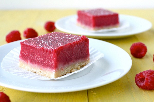 Raspberry lemonade bars