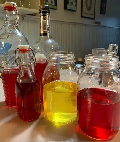 Raspberry limoncello