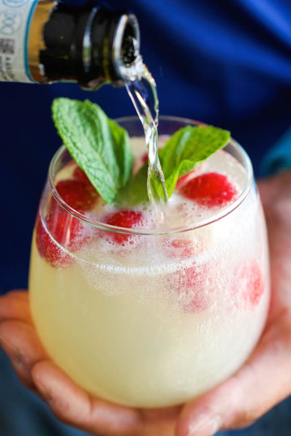 Raspberry limoncello Prosecco