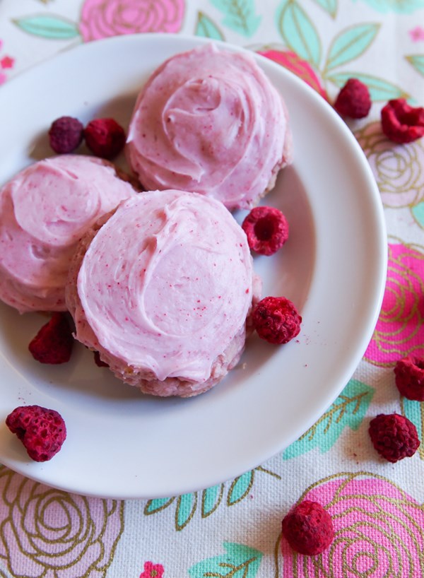 Raspberry meltaway cookies