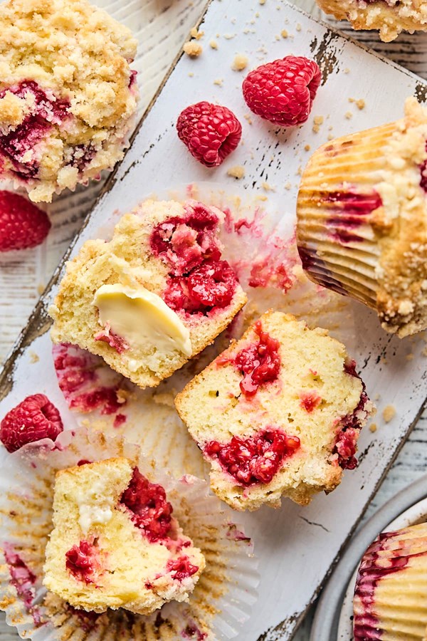 Raspberry muffins