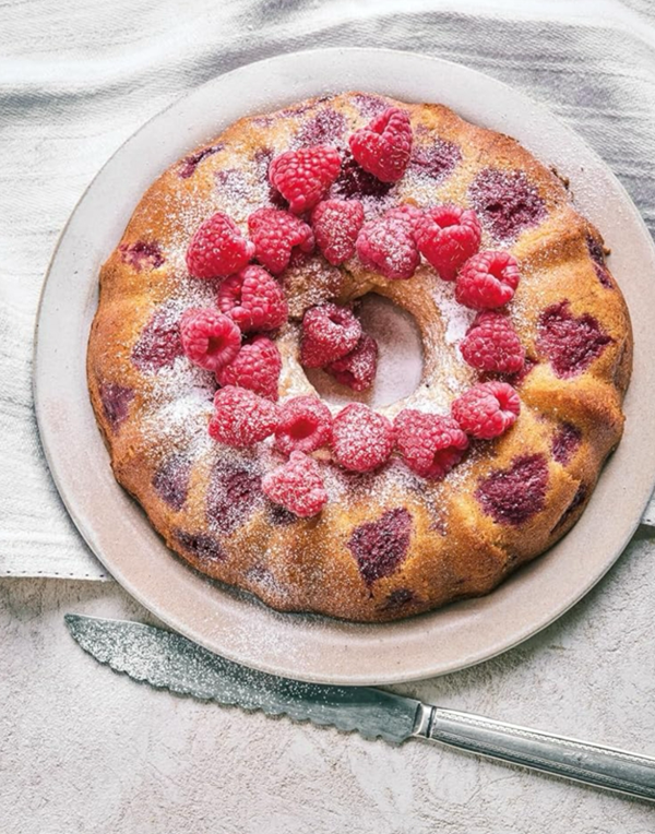 Raspberry, orange, lemon & yogurt cake (Torta alla yogurt, limone, arancia e lampone)
