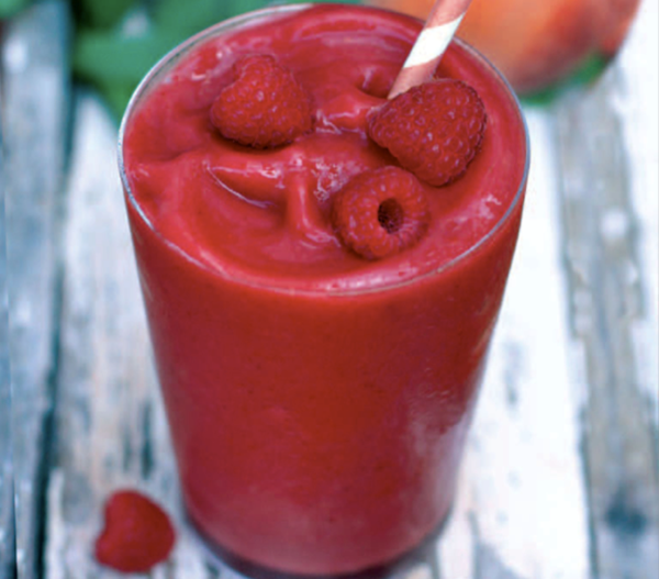 Raspberry peach