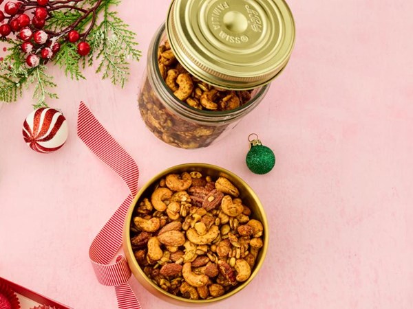 Raspberry-peanut butter truffles 