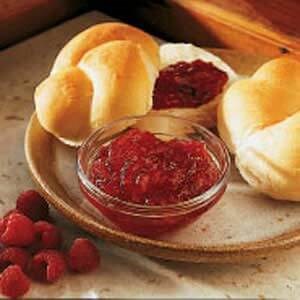 Raspberry plum jam