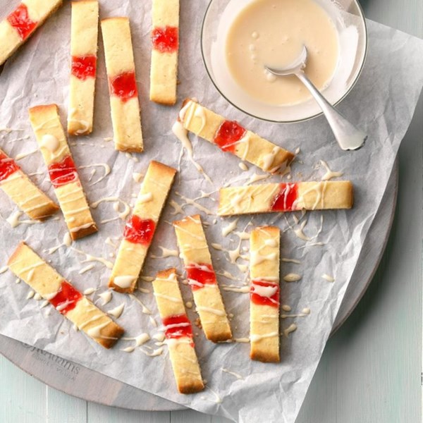 Raspberry ribbons 