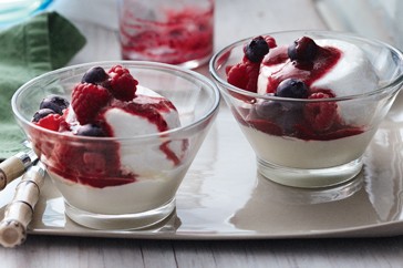 Raspberry ripple meringue
