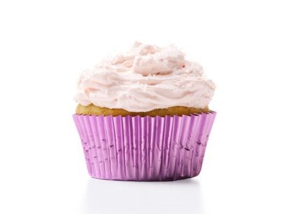 Raspberry-rose cupcakes