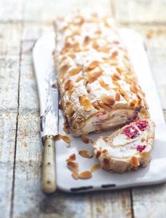 Raspberry roulade