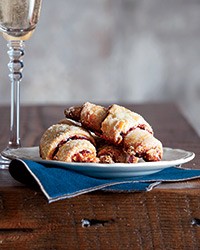 Raspberry rugelach