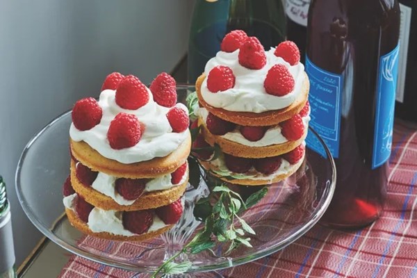Raspberry shortcake