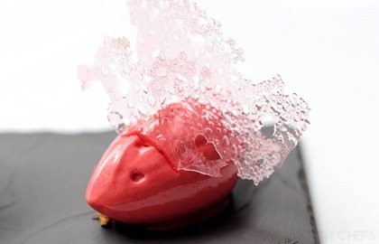 Raspberry sorbet