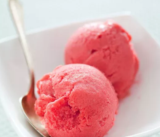 Raspberry sorbet