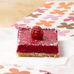 Raspberry squares