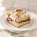 Raspberry streusel coffee cake