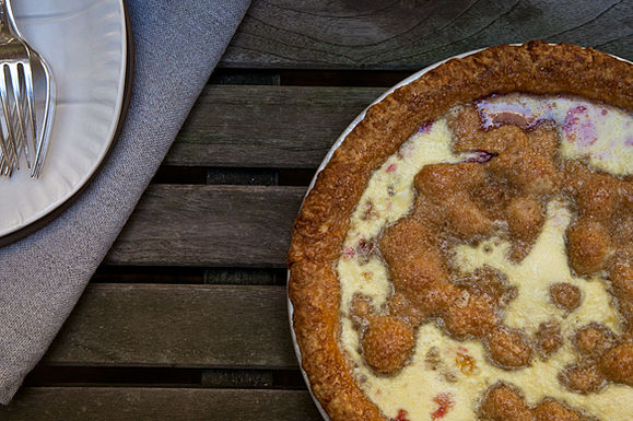 Raspberry swamp pie