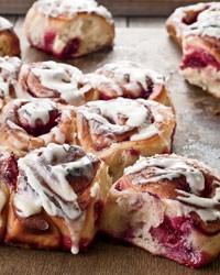 Raspberry-swirl sweet rolls