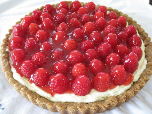 Raspberry tart