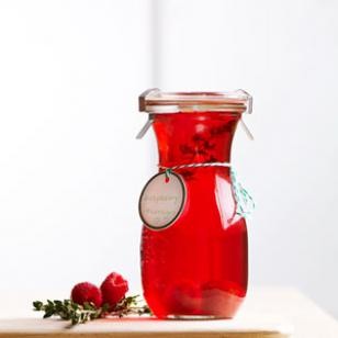 Raspberry-thyme vinegar