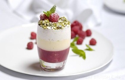 Raspberry trifle