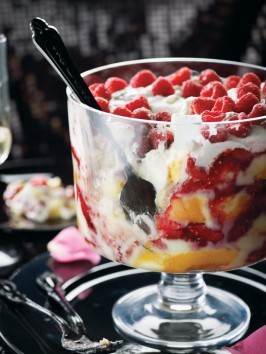Raspberry trifle