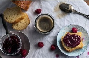 Raspberry vanilla jam
