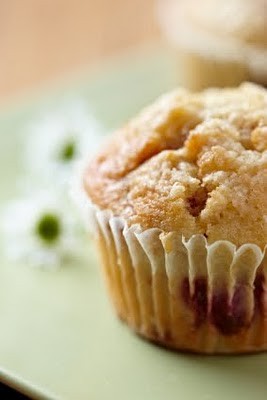 Raspberry vanilla muffins