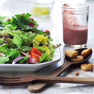 Raspberry walnut dressing