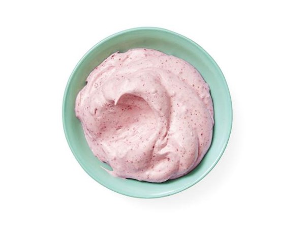 Raspberry whipped cream 