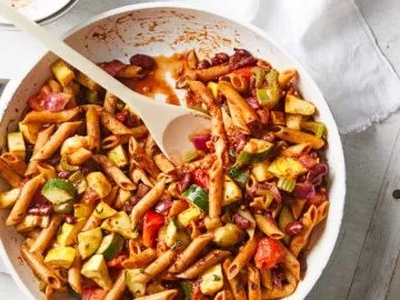 Ratatouille baked penne