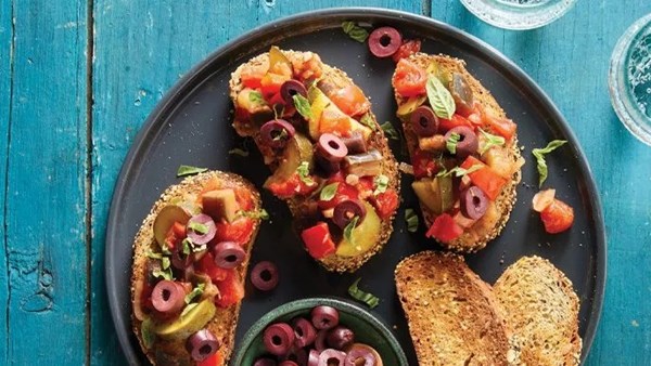 Ratatouille bruschetta