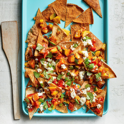 Ratatouille nachos