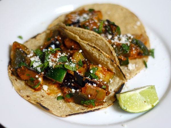 Ratatouille tacos