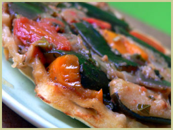Ratatouille Tatin tartlets