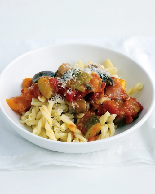 Ratatouille with pasta