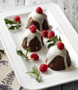 Raw Christmas puddings