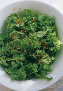 Raw kale salad