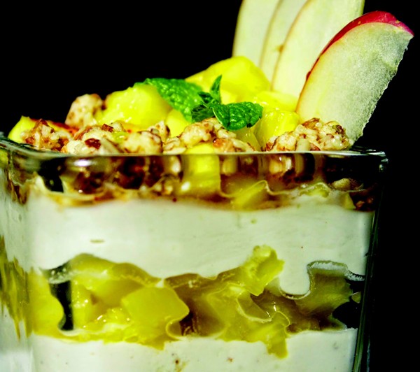Raw lime parfait