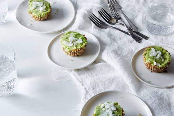 Raw mini Key lime pies