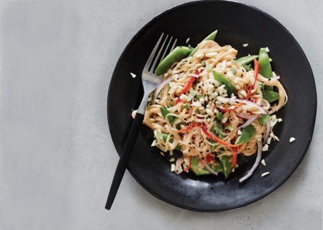 Raw pad Thai noodles