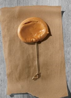 Raw sugar candy (Ppopgi)
