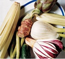 Raw vegetable crudites with oil and vinegar (Pinzimonio)